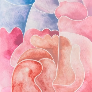 ORIGINAL Watercolor Art/ Watercolor Artist / Interior Decor / Wall Decor