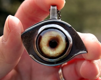 Wolf Eye Necklace- Made to Order