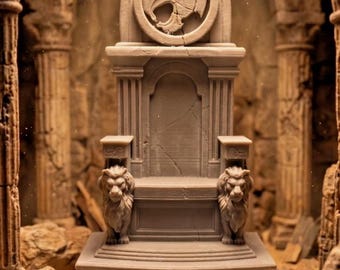 ThunderCats Lion-O Throne Diorama - 1:12 or 1∶18 Scale Replica Chair