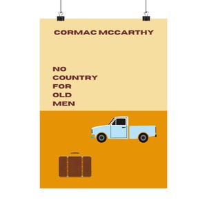 Cormac McCarthy Non è un paese per vecchi Poster