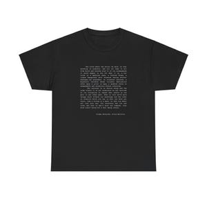 Cormac McCarthy Blood Meridian Quote T-shirt