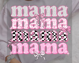 Mama DTF Transfer, Mom Life Sublimation Ready to Press, Mothers Day Gift For Mom DTF Print, Direct to Film, Shirt Transfer, Heat Transfer
