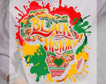Black History Month Ready To Press DTF Transfer: Inspirational Afro Print