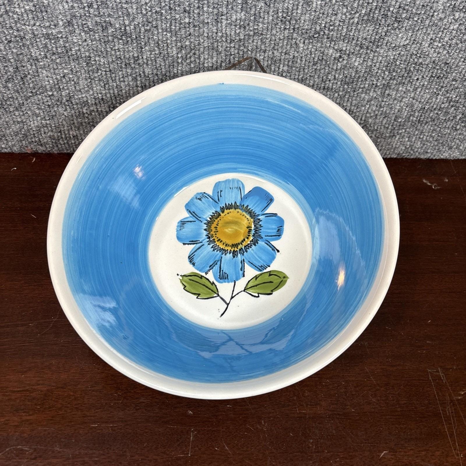 食器 ephelis stonewhite bowl s Vintage Rossini Ironstone Blue Flower Hand Painted Serving Bowl