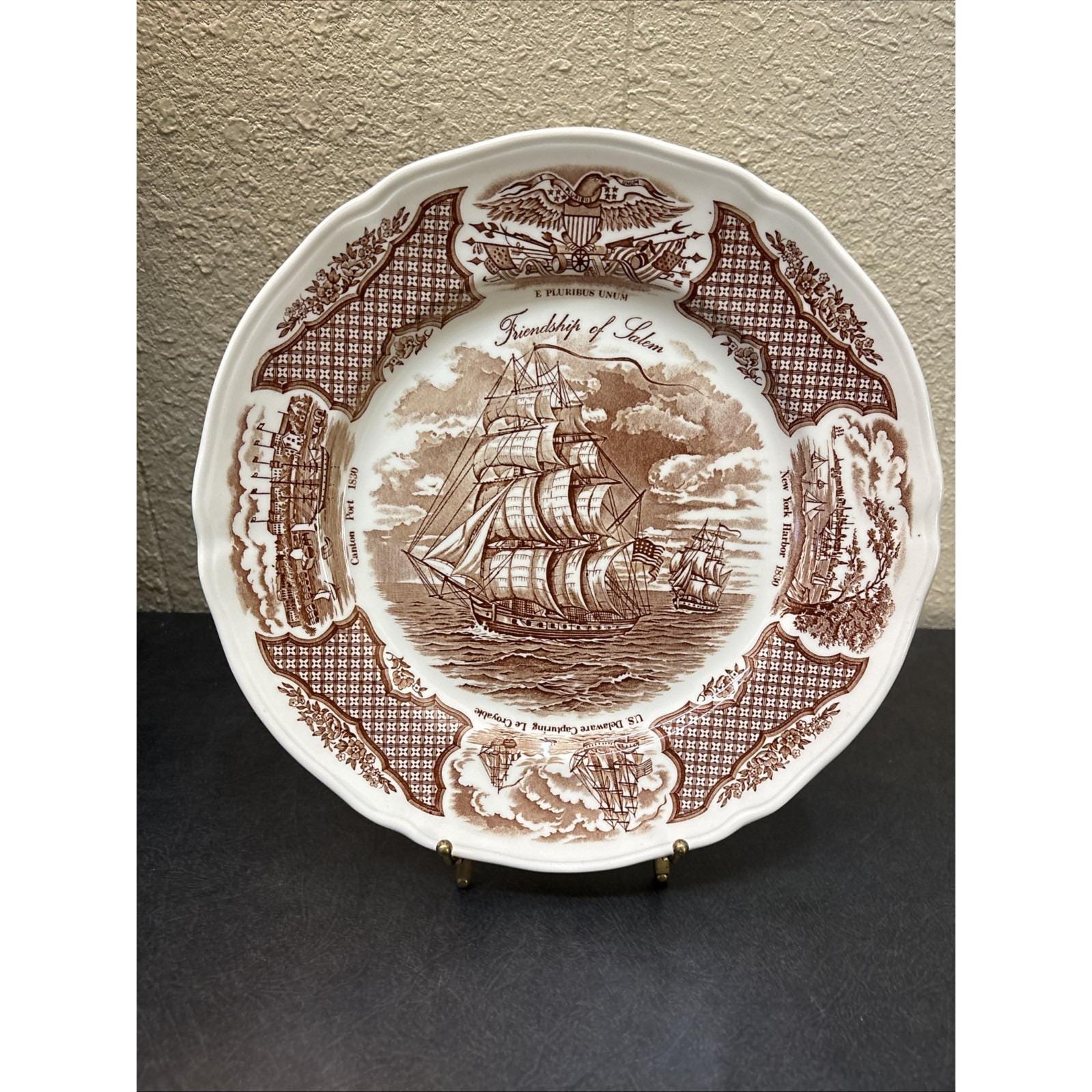 The Friendship of Salem~ Fair Winds~alfred Meakin Staffordshire