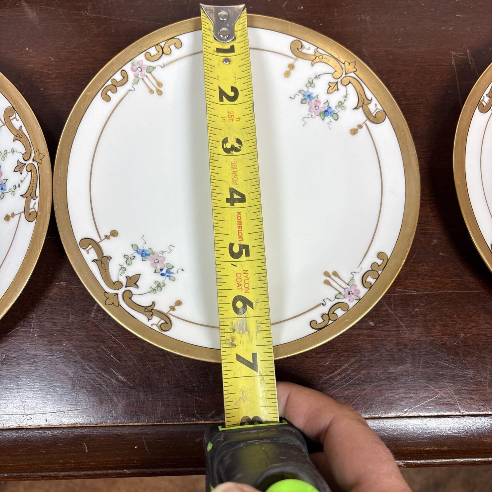 LHS Hutschenreuther Selb Bavaria Gold Gilded Hand Painted Floral