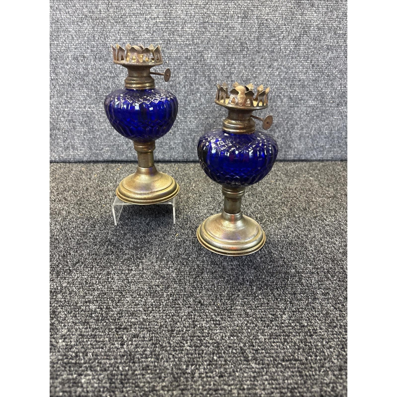 Cobalt blue oil lamp - Etsy 日本