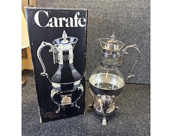 Vtg~Leonard~Silver Plated~Ten Cup Carafe~#1153~1978~IOB