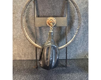 Vtg~Boxing Punching Bag and Hanging Assembly~Decor/Man Cave