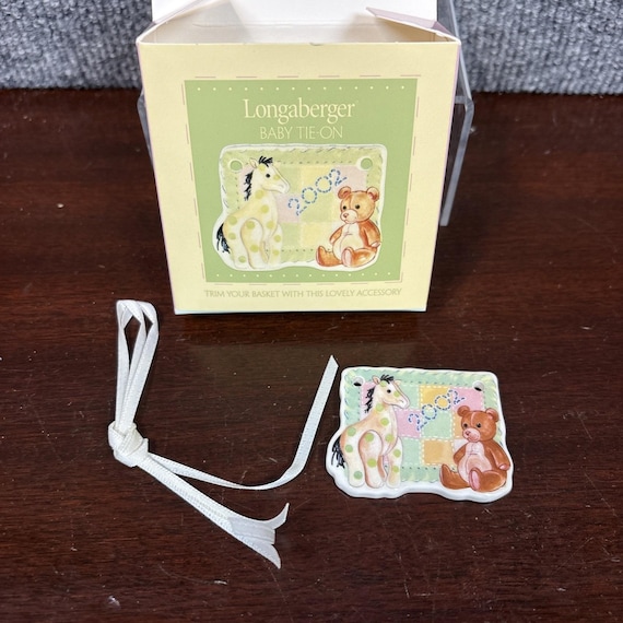 Longaberger Basket Tie-on Accessory - Baby 2002 - in