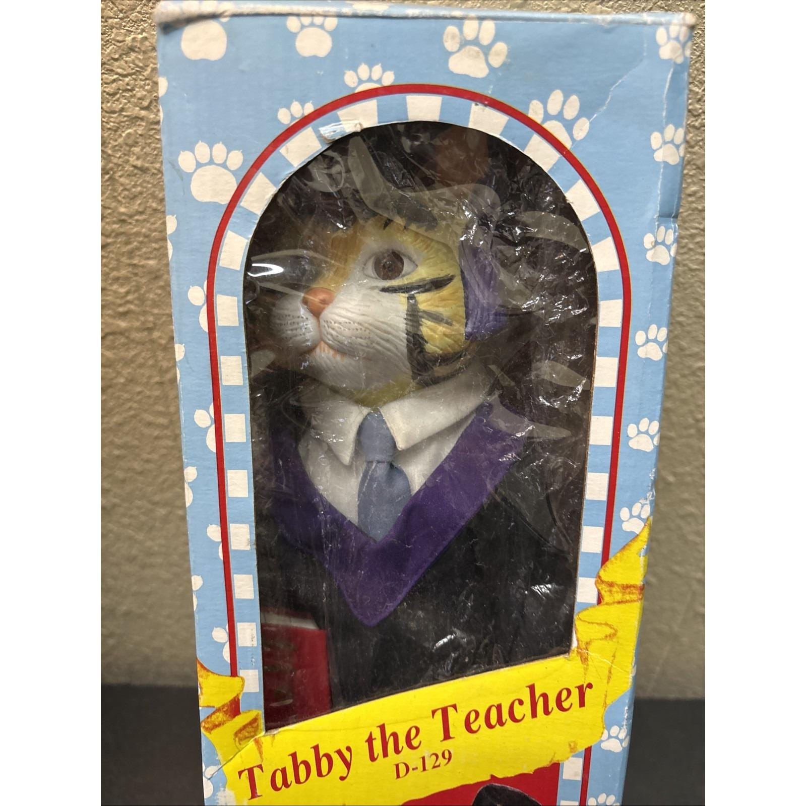 Vtg~1994~heritage Mint Pet Personalities~tabby the Teacher~d-129