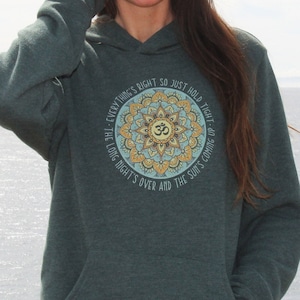 Phish Hoodie Alles klopt, Unisex Fleece Hoodie, Mandala Hoodie, Festivalkleding, Phish Yoga Hoodie, Phish Lyrics, Phish Merch