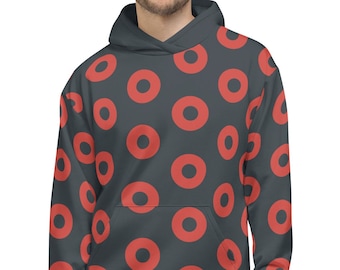 Phish Donut Hoodie, Phish Unisex Hoodie, Fishman Donuts Hoodie, Festival Clothing, Phish Apparel, Gifts for Phish fans, Phish Merch, Phanart