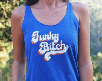 Camiseta Phish para mujer - Funky B*tch, camiseta Funky Phish, ropa de festival para mujer, merchandising de Shakedown, camisetas de Phish Lot