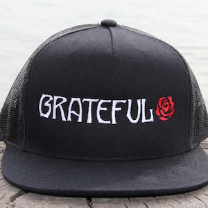 Grateful Trucker Hat, Shakedown Merch, Hippie Trucker Hat, Festival Accessories, Unisex Trucker Hat