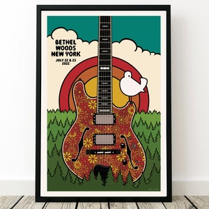 Phish Poster - Bethel Woods NY 2022, Phish Summer Tour 2022, Phish Art, Shakedown Merch, Phish Prints, Phish Concert Poster, Phanart