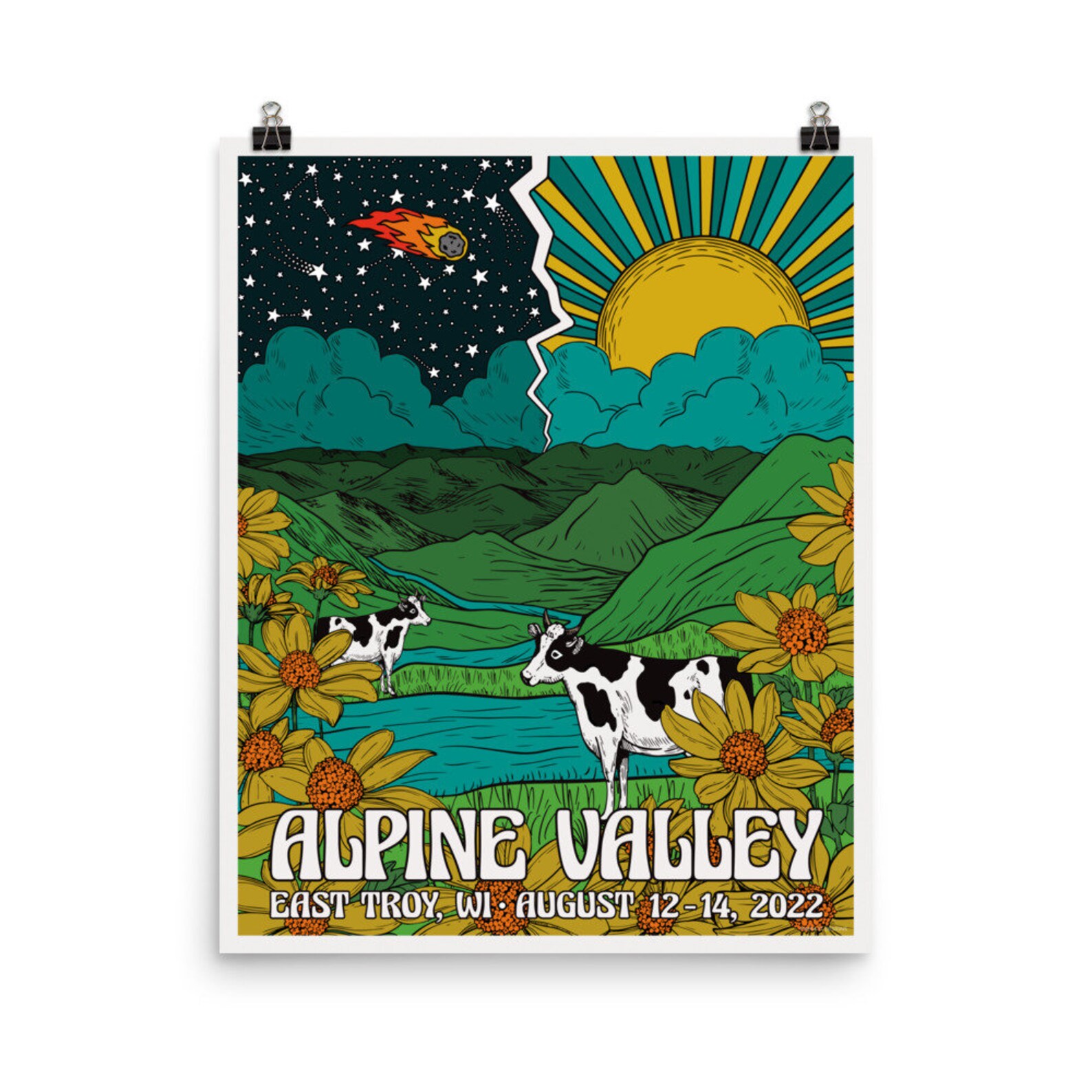 Phish Poster Alpine Valley 2022 Phish Summer Tour 2022 Etsy