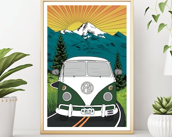 Phish Poster - Colorado 2018, Phish Dick's Druck, Phish Wandkunst, Phish Drucke, Phanart, Phish Konzertposter, Phish Tour 2018