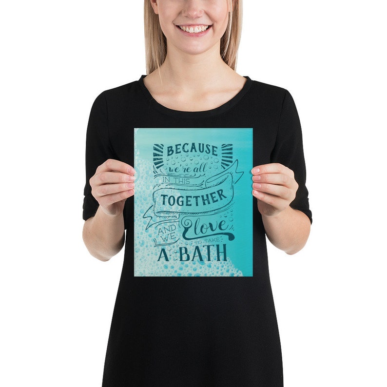 Phish Lyrics Poster Bathtub Gin We're all in this | Etsy