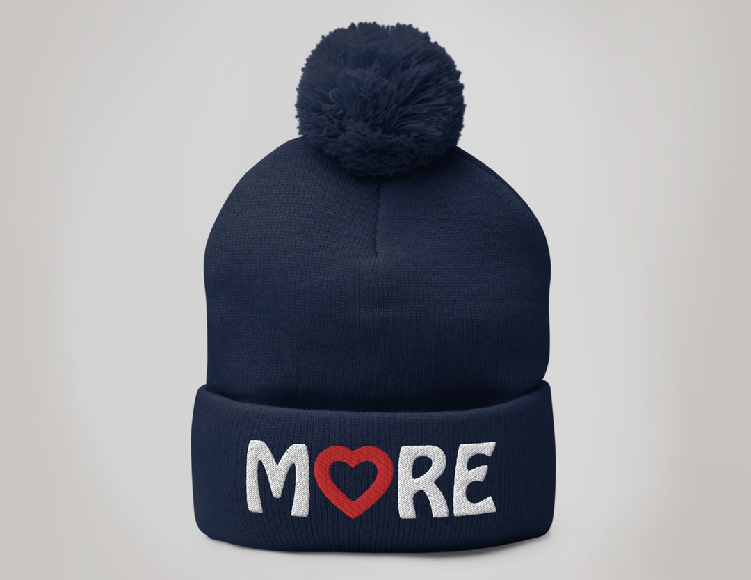 Phish MORE Winter Hat Pom Pom Beanie More Love Hat Vibrando Etsy España