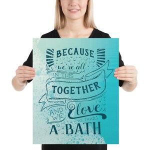 Phish Lyrics Poster - Bathtub Gin, We're All in This Together and We ...