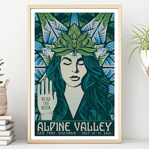 Phish Poster - Alpental, WI 2019, Phish Summer Tour 2019 Print, Phish Art, Phish Prints, Konzert poster, Phan Art, Phish Alpine Poster