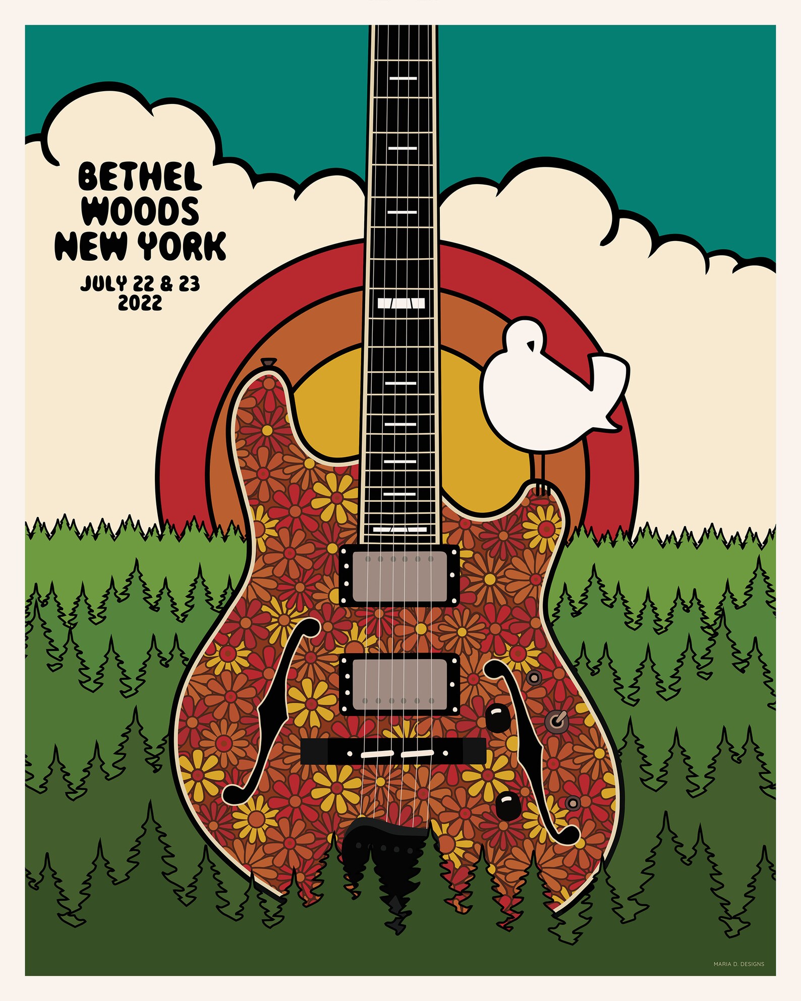 Phish Poster Bethel Woods NY 2022 Phish Summer Tour 2022 Etsy