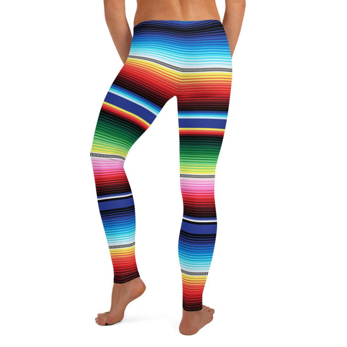 Mexicali Leggings Mexican Print Leggings Festival Apparel Etsy