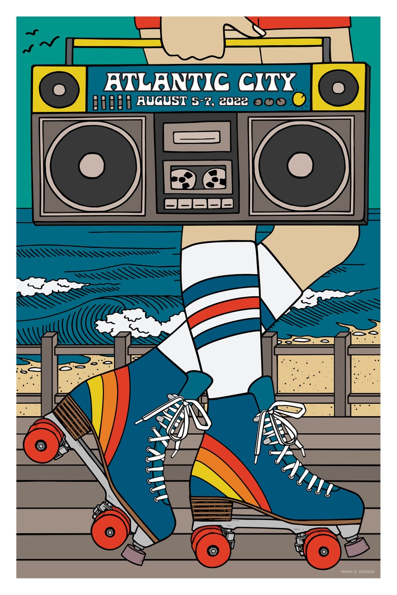 Phish Poster Atlantic City NJ 2022 Phish Summer Tour 2022 Etsy Australia