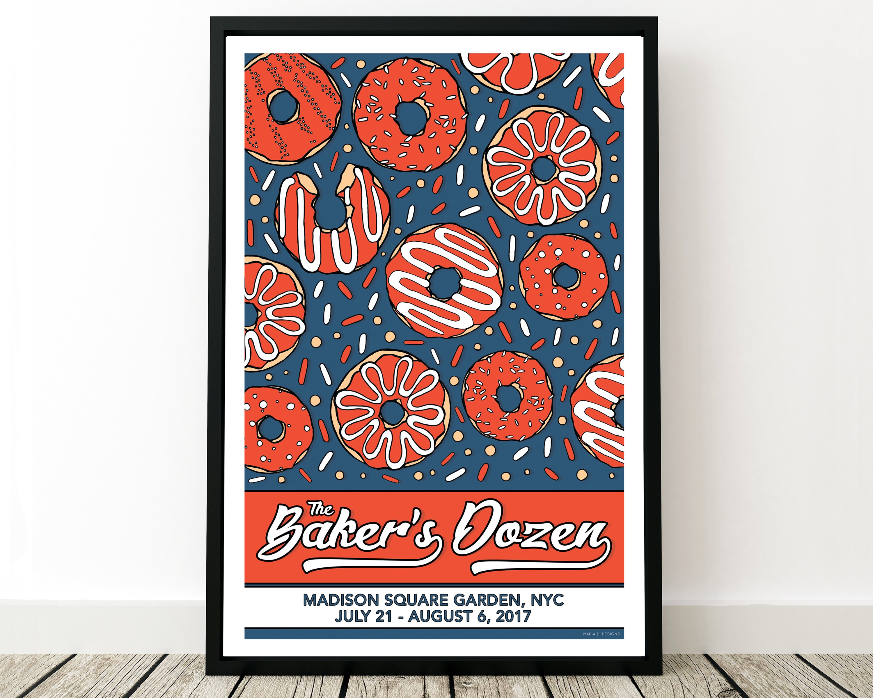 Phish Poster - the Baker's Dozen - Madison Square Garden
