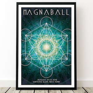 Phish Poster - Magnaball Festival, Watkins Glen NY 2015, Phish Magnaball Print, Concert poster, Phish Wall Art