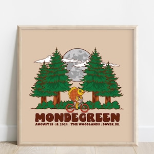 Phish Poster Mondegreen, Phish festival 2024, Phish Mondegreen Print, Phish Wandkunst, Phish Summer Tour 2024, Phish Fan art, Phish Prints