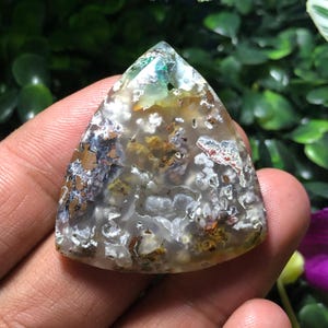 Cabochon Chrysokoll Konfetti enthalten Kupfer mit Chalcedon-seltene Einzelstück-hohe QUALITÄT-GUTE Qualität