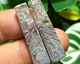 Pair Chrysocolla copper contain Copper with chalcedony-rare item-high QUALITY-GOOD quality