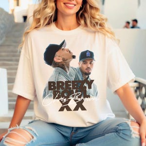 Vintage Chris Brown Concert Shirt: Breezy Tour Graphic Tee