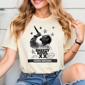 Vintage Chris Brown Concert Shirt: Breezy Tour Graphic Tee