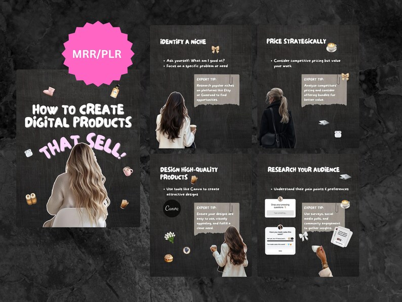 320 Aesthetic Carousel Templates for Instagram & Tiktok – Social Media ...