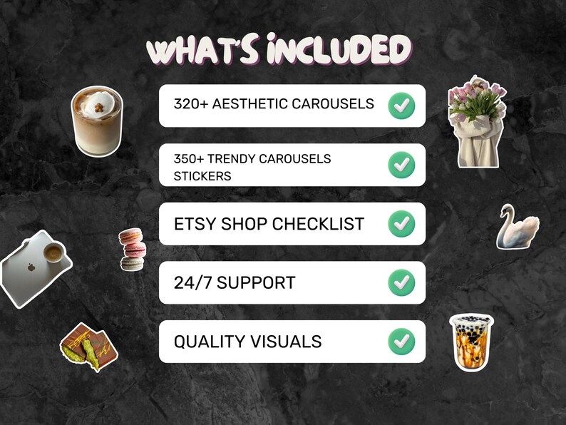 320 Aesthetic Carousel Templates for Instagram & Tiktok – Social Media ...