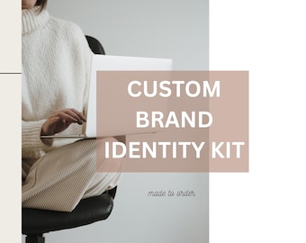 Custom Branding Kit | Mini & Full Brand Identity | Logo, Color Palette, Fonts, Social Media Templates for Small Business Branding