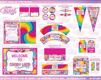 Fichiers PDF Candy Land Ultimate Party Pack