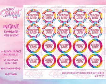 Arquivo PDF Candy Land Circles