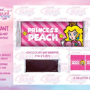 ピーチ姫チョコレートの包み紙 PDF ファイル