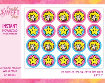 Princess Peach Circles PDF file