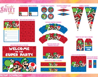 Super Mario Bros Ultimate Party Pack PDF files