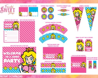 Princess Peach Ultimate Party Pack PDF files