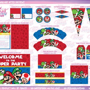 Fichiers PDF Super Mario Bros Ultimate Party Pack