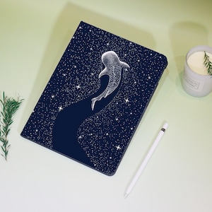 A Whale Shark iPad Personalized Case For iPad Air 3/4/5/6,iPad 10/9/8, iPad 9.7&quot; 10.2&quot; 10.9&quot; 11&quot; 12.9&#39;&#39;,iPad Mini 6/5,iPad pro2022 2024Case