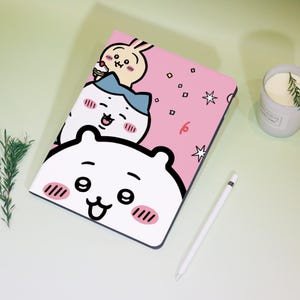 Cute Chiikawa iPad Personalized Case For iPad Air 3/4/5/6,iPad 10/9/8, iPad 9.7" 10.2" 10.9" 11" 12.9'',iPad Mini 6/5, iPad pro2022 2024Case