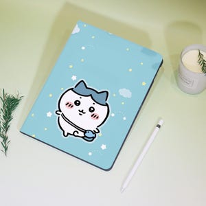 Kawaii Hachiware iPad Personalized Case For iPad Air 5/6, iPad 10/9, iPad 9.7" 10.2" 10.9" 11" 12.9'',iPad Mini，iPad pro2024 Case,iPad Cover