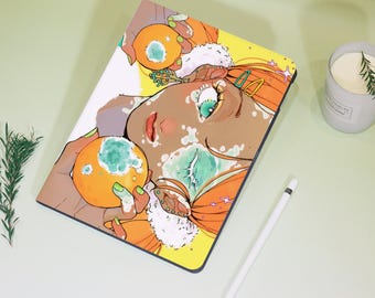 Vibrant Colors Character iPad Personalized Case For iPad Air 5/6, iPad 10/9/8, iPad 9.7" 10.2" 10.9" 11" 12.9'',iPad Mini 7/6，iPad Pro Cover